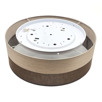 Plafoniera LED SIRJA WOOD LED/36W/230V diametro 45 cm marrone/quercia