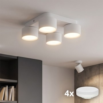 Plafoniera LED SPACE 4xGX53/15W/230V bianca