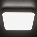 Plafoniera LED tecnica IPER LED/10W/230V IK10 IP65 quadrato bianco