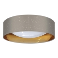 Plafoniera LED TULUZA LED/24W/230V diametro 40 cm marrone