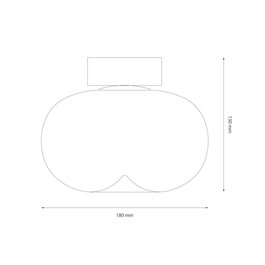 Plafoniera LED VASO LED/4W/230V diametro 18 cm bianco