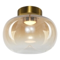 Plafoniera LED VASO LED/4W/230V diametro 18 cm oro/fumé