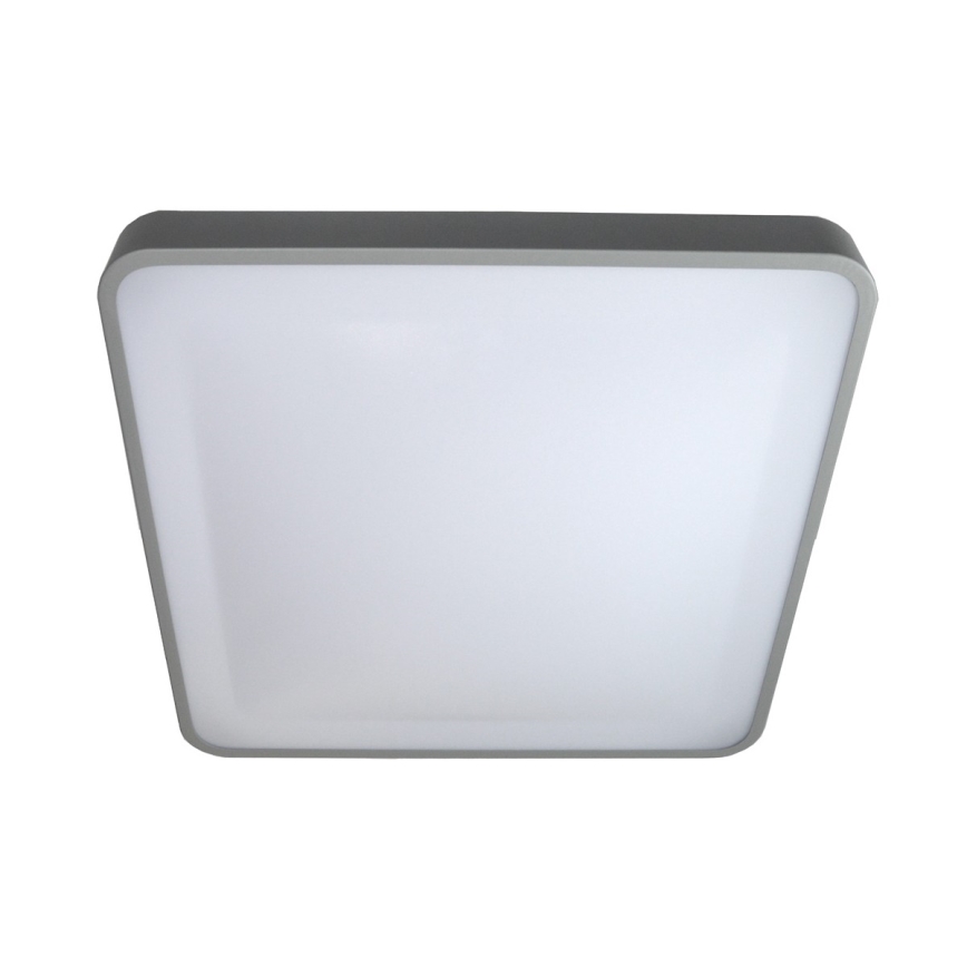Plafoniera LED WILTON LED/24W/230V 37,5x37,5 cm grigio