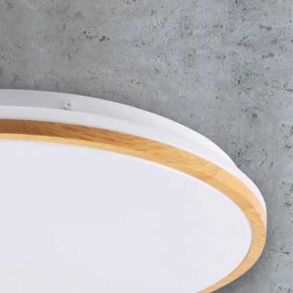 Plafoniera LED WOODY LED/15W/230V d. 28 cm