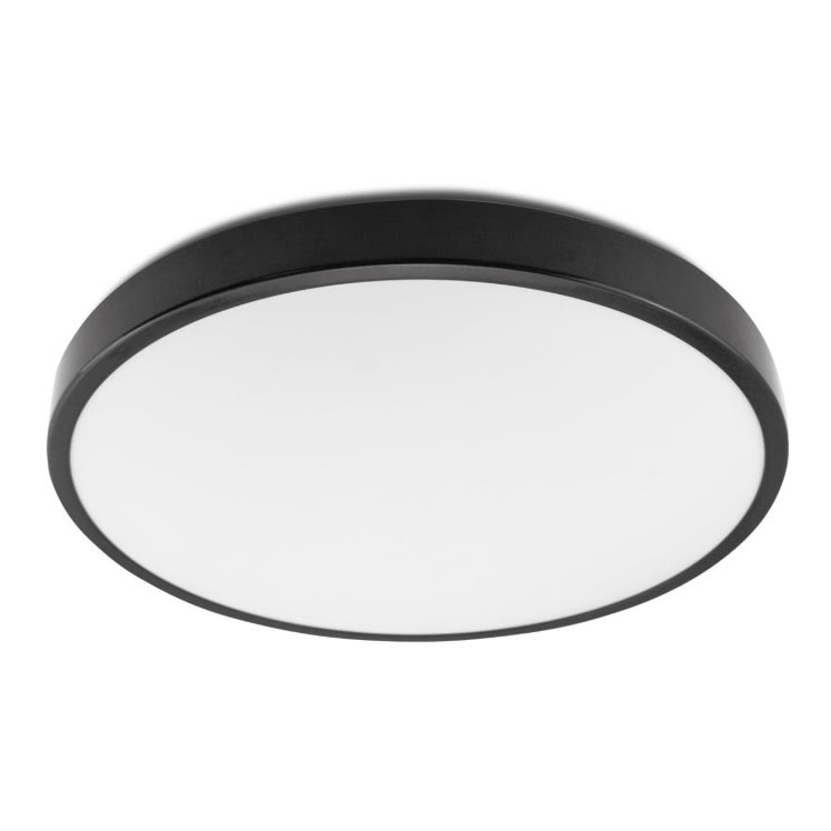 Plafoniera LED ZOE LED/24W/230V IP44 nera