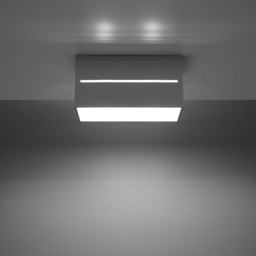 Plafoniera LOBO 2xGU10/40W/230V grigia