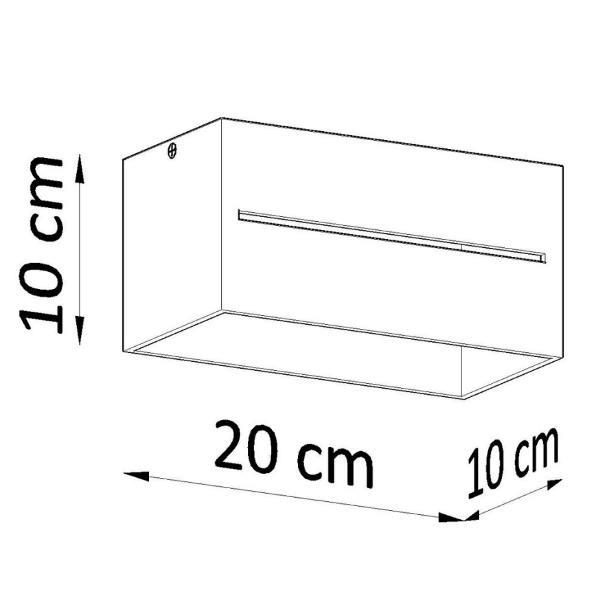 Plafoniera LOBO 2xGU10/40W/230V grigia