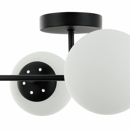 Plafoniera MADDIE 4xE14/5W/230V nero