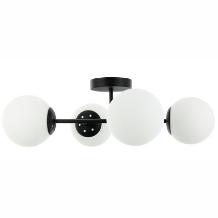 Plafoniera MADDIE 4xE14/5W/230V nero