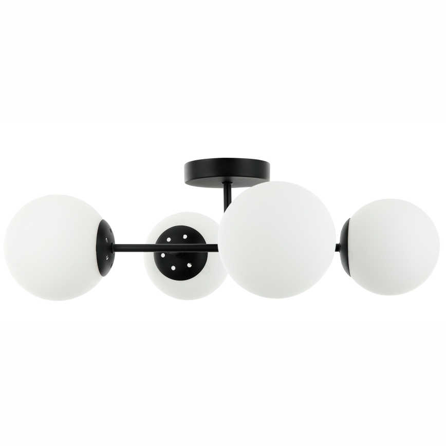 Plafoniera MADDIE 4xE14/5W/230V nero