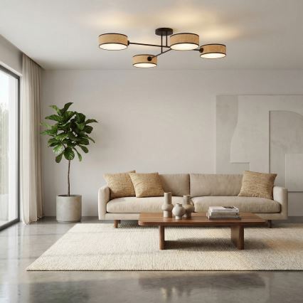 Plafoniera MAGA 4xE14/10W/230V beige