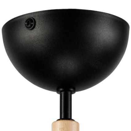 Plafoniera MARCELLO 5xE27/60W/230V faggio