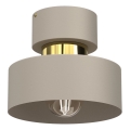 Plafoniera MARTI 1xE27/15W/230V beige/oro