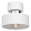 Plafoniera MARTI 1xE27/15W/230V bianco/cromo lucido