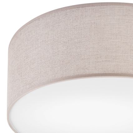Plafoniera MONTE 1xE27/60W/230V diametro 35 cm beige