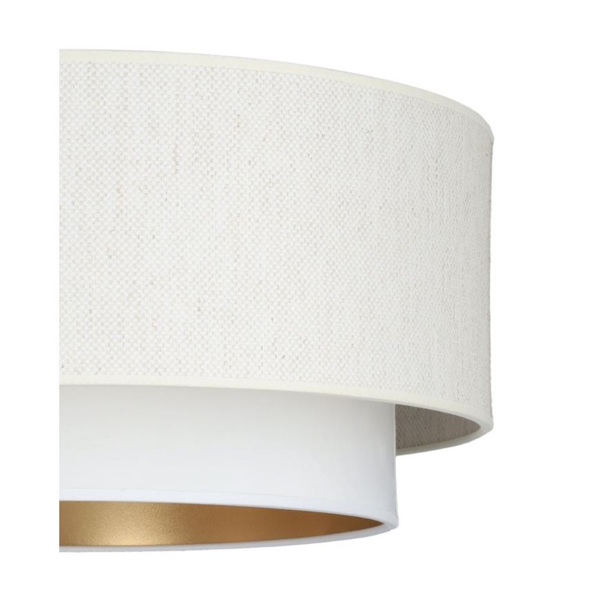 Plafoniera NATIA 1xE27/60W/230V Ø 45 cm bianca