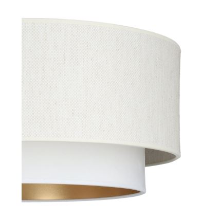 Plafoniera NATIA 1xE27/60W/230V Ø 45 cm bianca