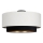 Plafoniera NATIA 1xE27/60W/230V Ø 45 cm bianco/nero