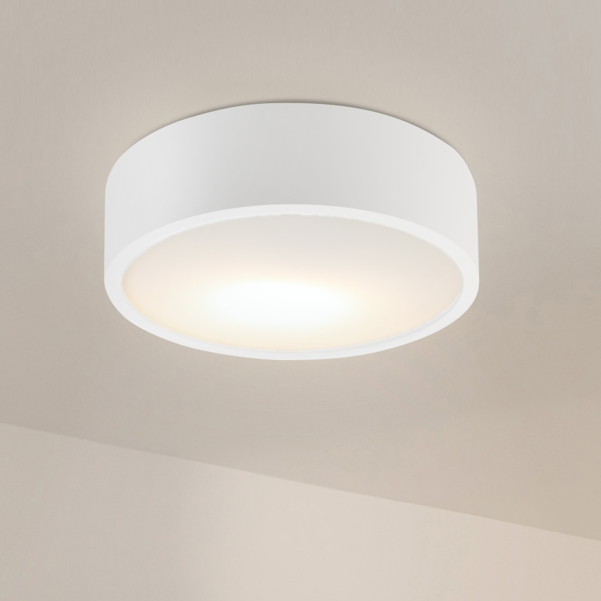 Plafoniera NATURAL 1xE27/15W/230V diam. 27,5 cm pino/bianco
