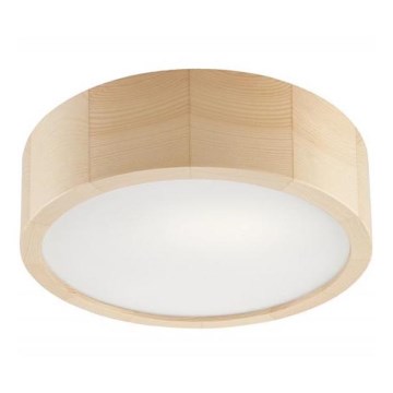 Plafoniera NATURAL 1xE27/60W/230V ø 27 cm pino - FSC certificato