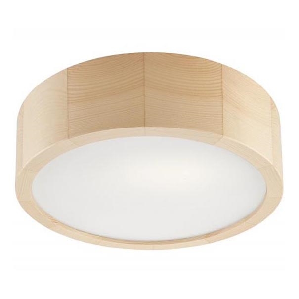 Plafoniera NATURAL 1xE27/60W/230V ø 27 cm pino - FSC certificato
