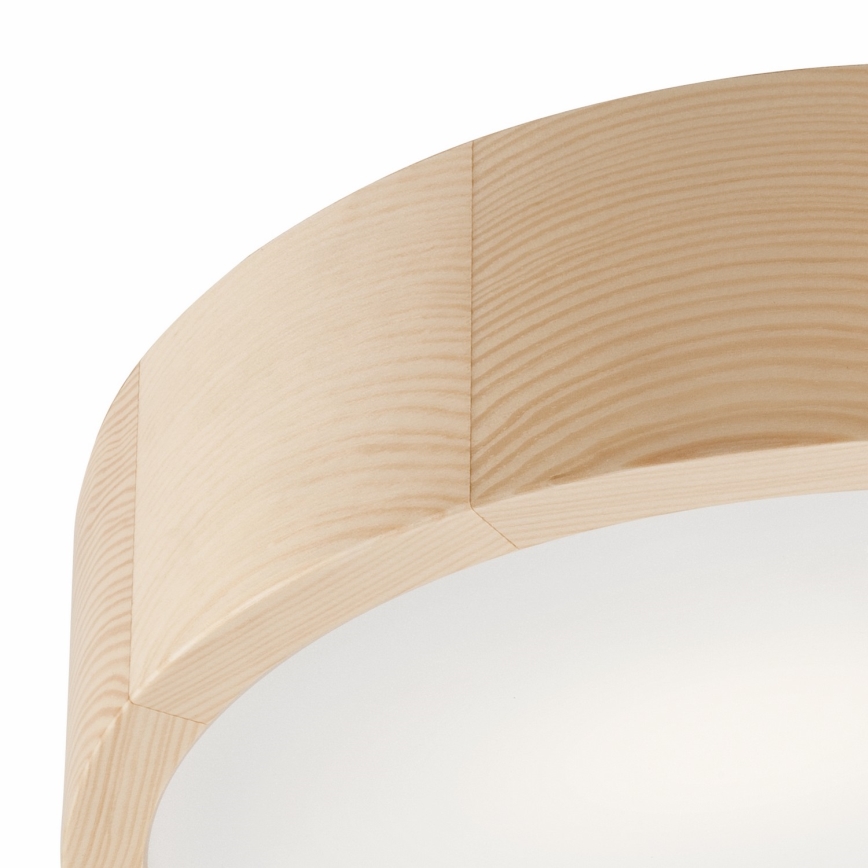 Plafoniera NATURAL 2xE27/60W/230V ø 37 cm pino - FSC certificato