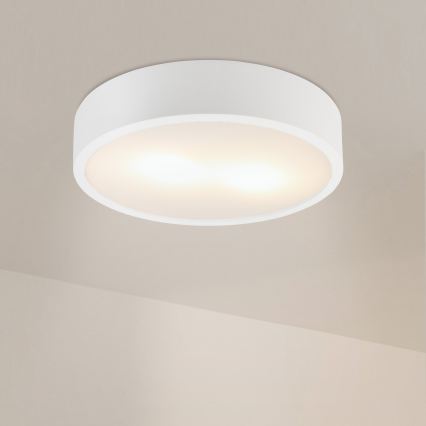 Plafoniera NATURAL 3xE27/15W/230V Ø 37,5 cm pino/bianco