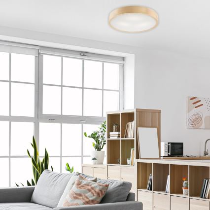 Plafoniera NATURAL 3xE27/60W/230V ø 47 cm pino - FSC certificato