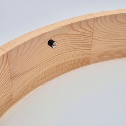Plafoniera NATURAL 3xE27/60W/230V ø 47 cm pino - FSC certificato