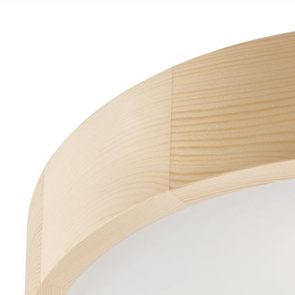 Plafoniera NATURAL 3xE27/60W/230V ø 47 cm pino - FSC certificato