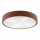 Plafoniera NATURAL 4xE27/60W/230V ø 57,5 cm pino/marrone