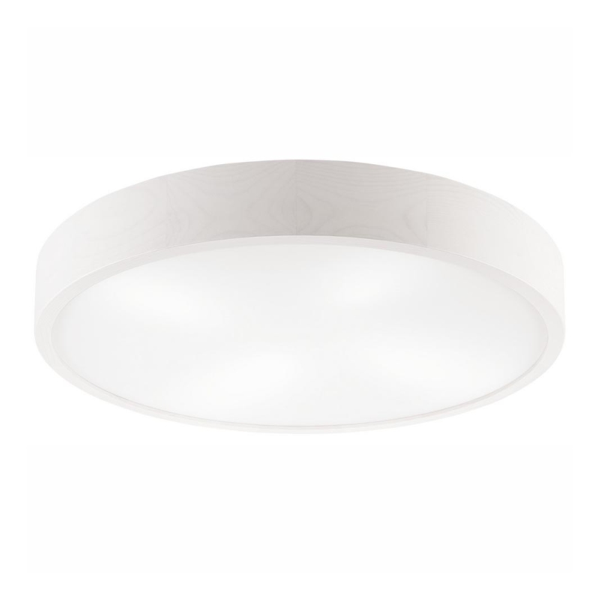 Plafoniera NATURAL 4xE27/60W/230V ø 57 cm bianco/pino