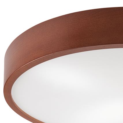 Plafoniera NATURAL 4xE27/60W/230V ø 57 cm pino/marrone
