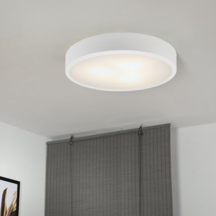 Plafoniera NATURAL 5xE27/15W/230V Ø 47,5 cm pino/bianco
