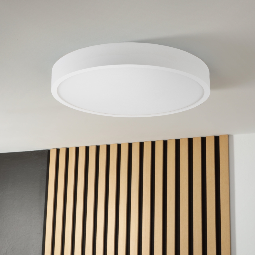 Plafoniera NATURAL 5xE27/15W/230V Ø 47,5 cm pino/bianco