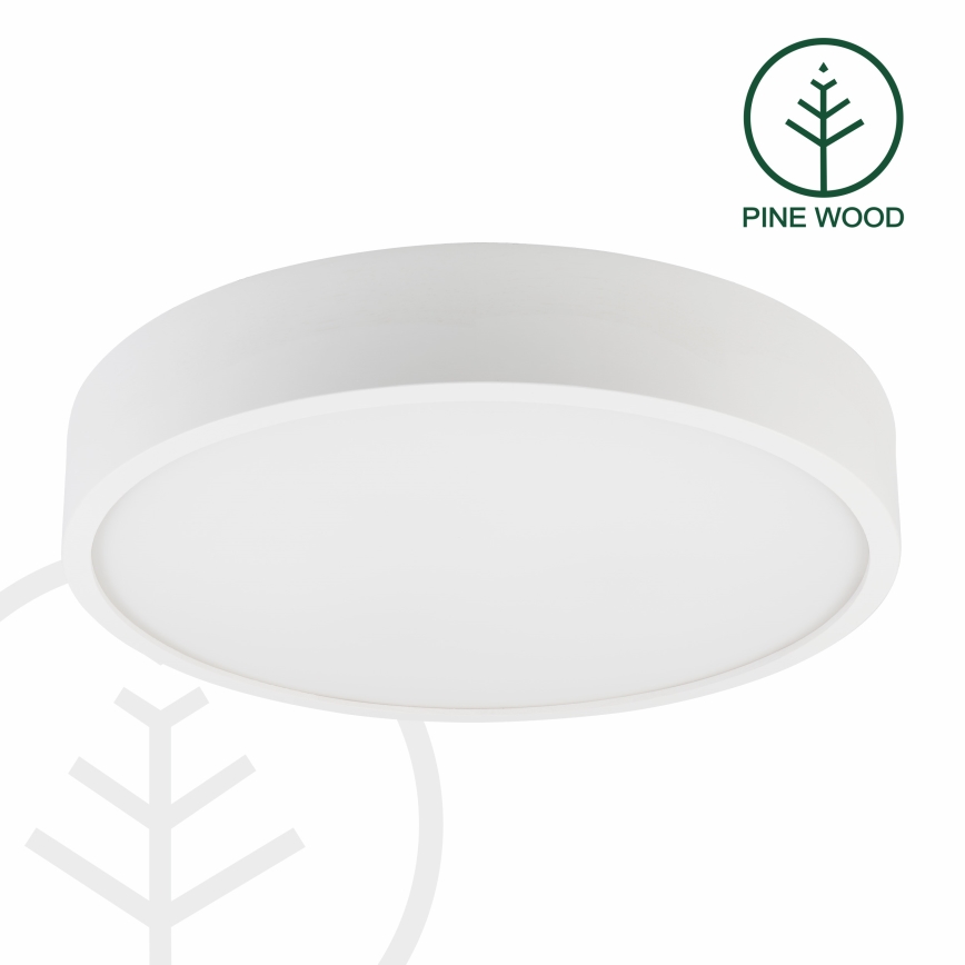 Plafoniera NATURAL 5xE27/15W/230V Ø 47,5 cm pino/bianco