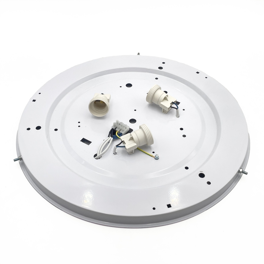 Plafoniera NATURAL 5xE27/15W/230V Ø 47,5 cm pino/bianco