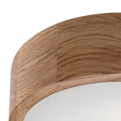 Plafoniera OAK 1xE27/60W/230V quercia ø 27,5 cm - FSC certificato