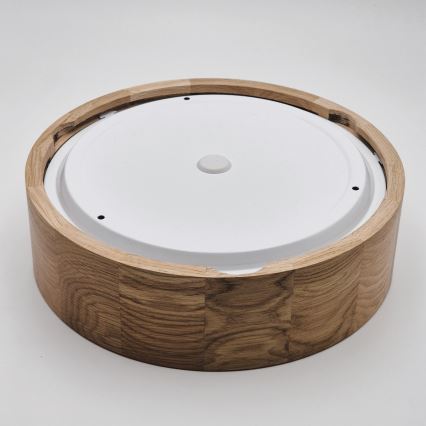 Plafoniera da bagno OAK 2xE27/15W/230V IP54 quercia ø 27 cm - FSC certificato