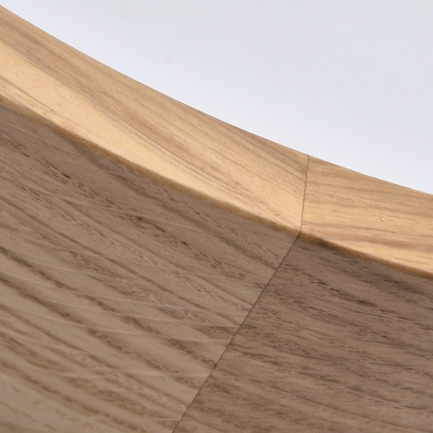 Plafoniera da bagno OAK 2xE27/15W/230V IP54 rovere Ø 27 cm