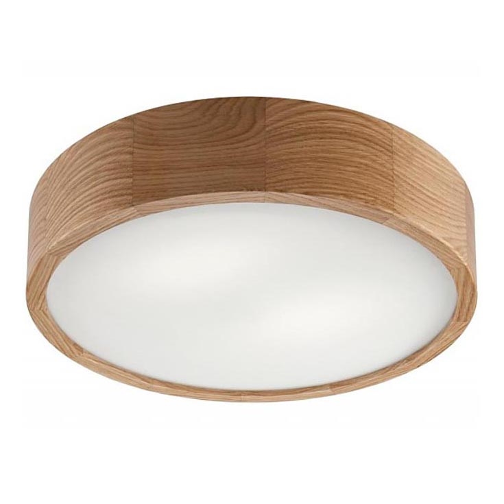 Plafoniera OAK 2xE27/60W/230V quercia ø 37,5 cm - FSC certificato