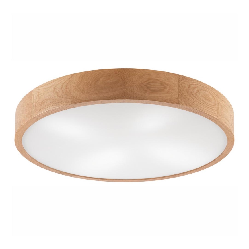 Plafoniera OAK 4xE27/60W/230V ø 57 cm quercia