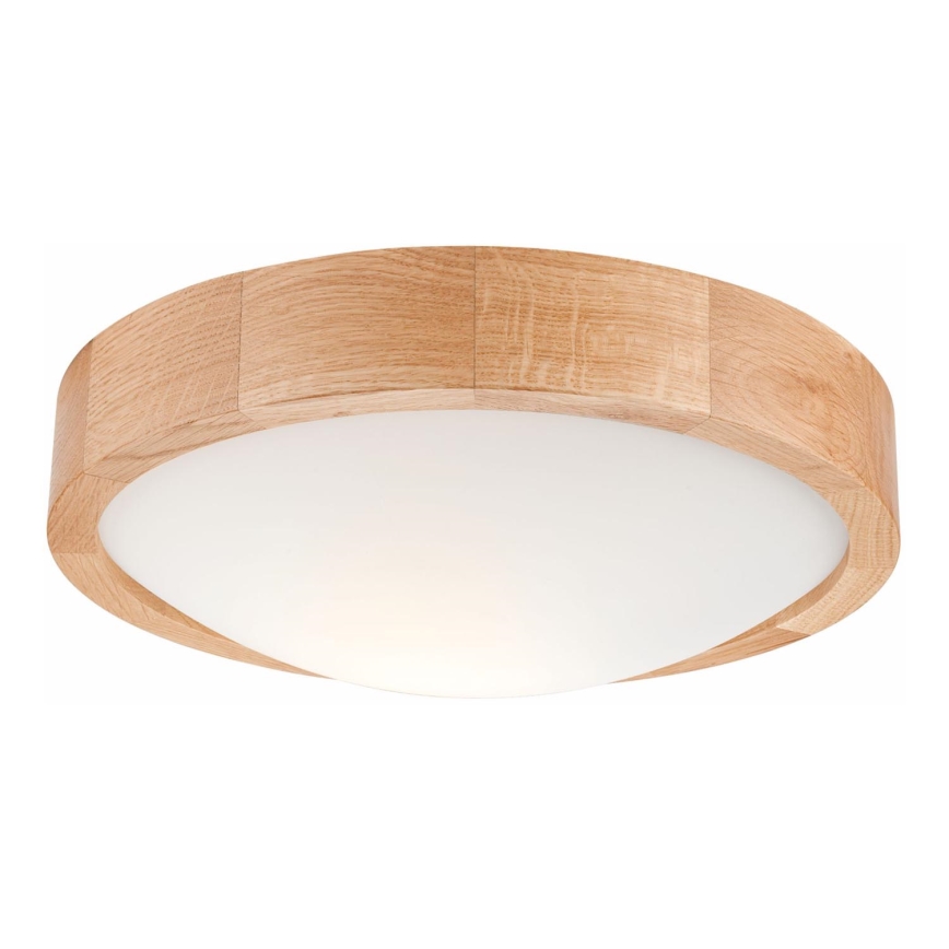 Plafoniera OAK SLIM 1xE27/60W/230V quercia ø 27 cm - FSC certificato