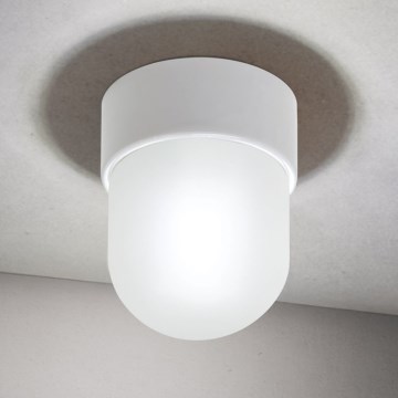 Plafoniera OSTIA 1xE27/40W/230V, Ø 9,8 cm, bianca
