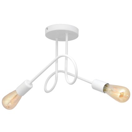 Plafoniera OXFORD 2xE27/15W/230V bianco