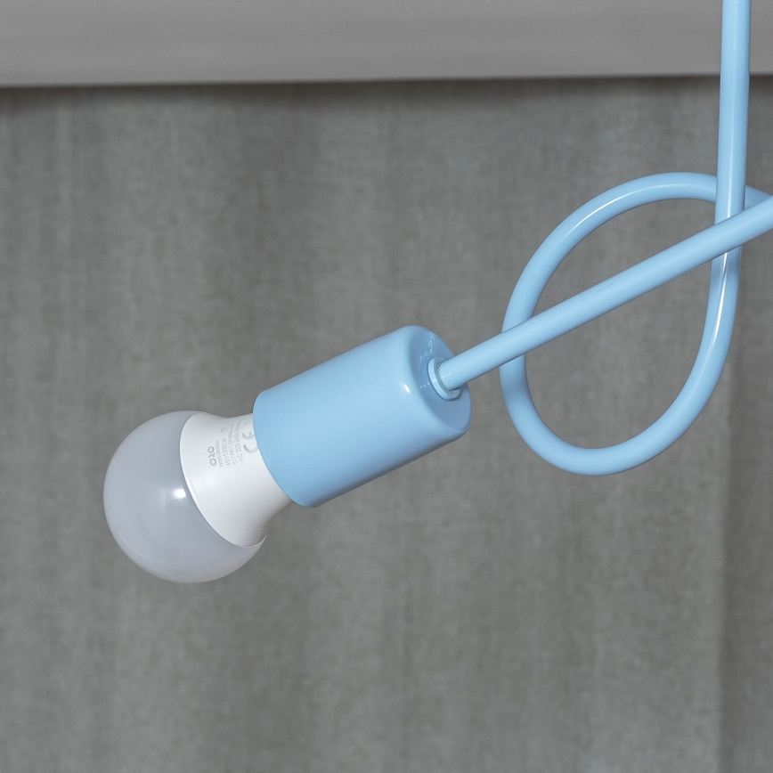 Plafoniera OXFORD 2xE27/15W/230V blu