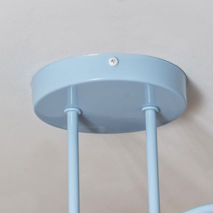 Plafoniera OXFORD 2xE27/15W/230V blu