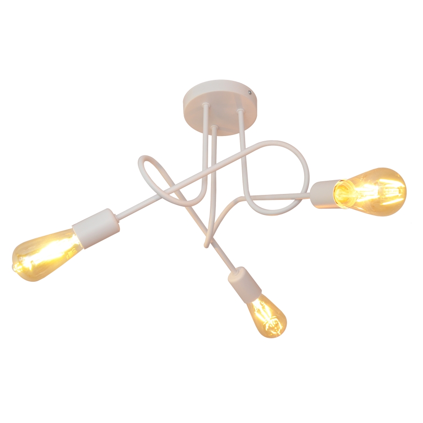 Plafoniera OXFORD 3xE27/15W/230V bianco
