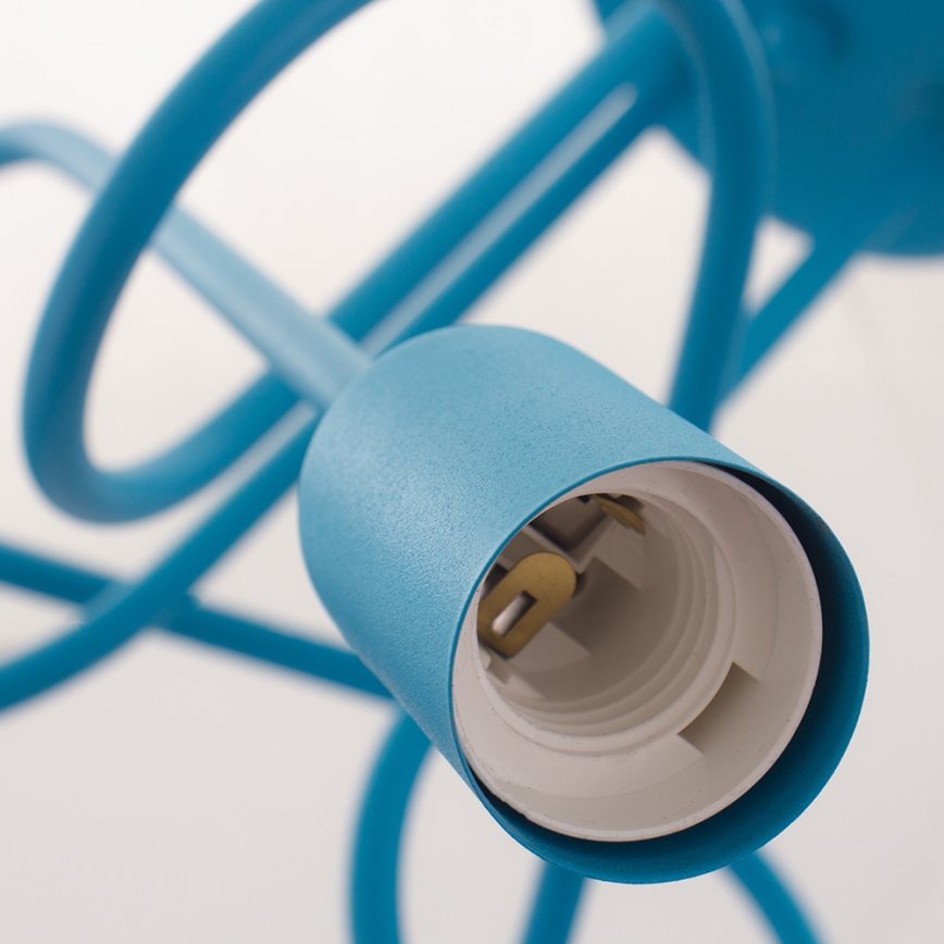 Plafoniera OXFORD 3xE27/15W/230V blu