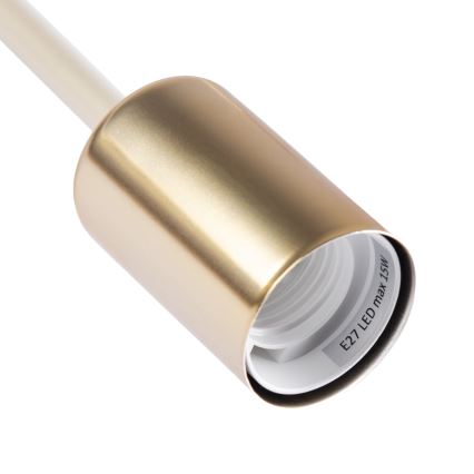 Plafoniera OXFORD 3xE27/15W/230V ottone/bianco